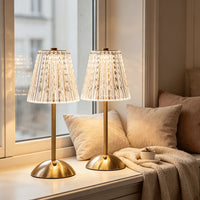 GOLDLUME – Rechargeable Golden Table Lamp for Elegant Ambient Lighting