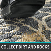 FLOORGUARD - Low profile non-slip indoor entryway mat for clean and safe floors