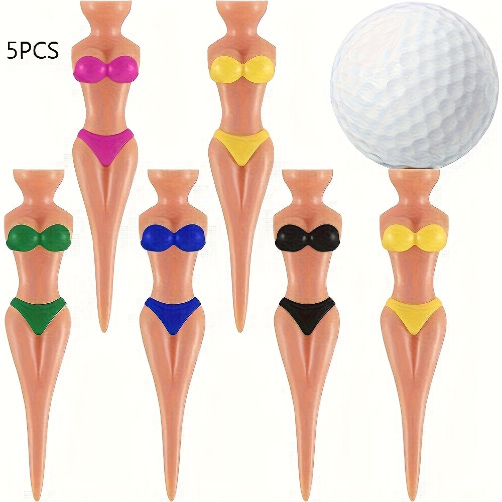 Pinova - Novelty Bikini Golf Tees 5-Pack