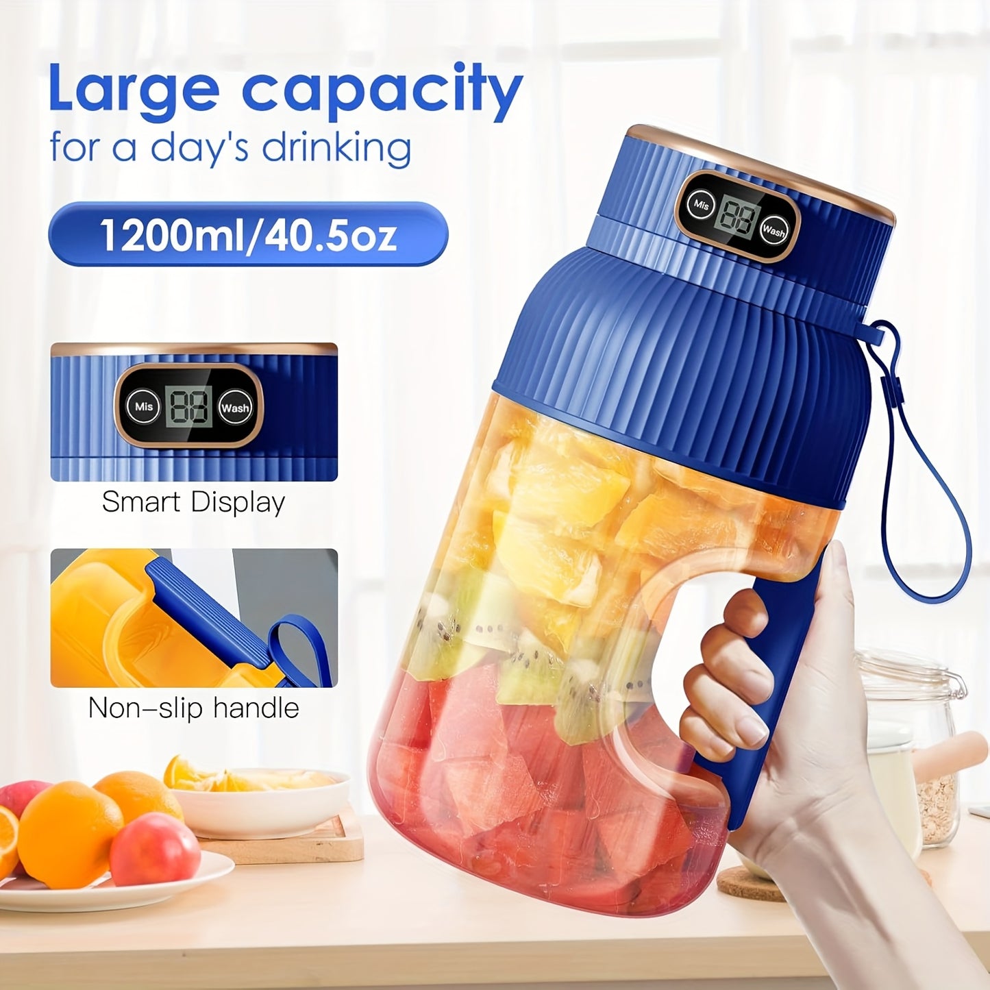 JUICENOVA – Upgraded Portable Juicer Blender for Fresh Drinks