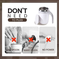 SWIRLARIA – Magnetic Self-Stirring Mug for Consistent Blending