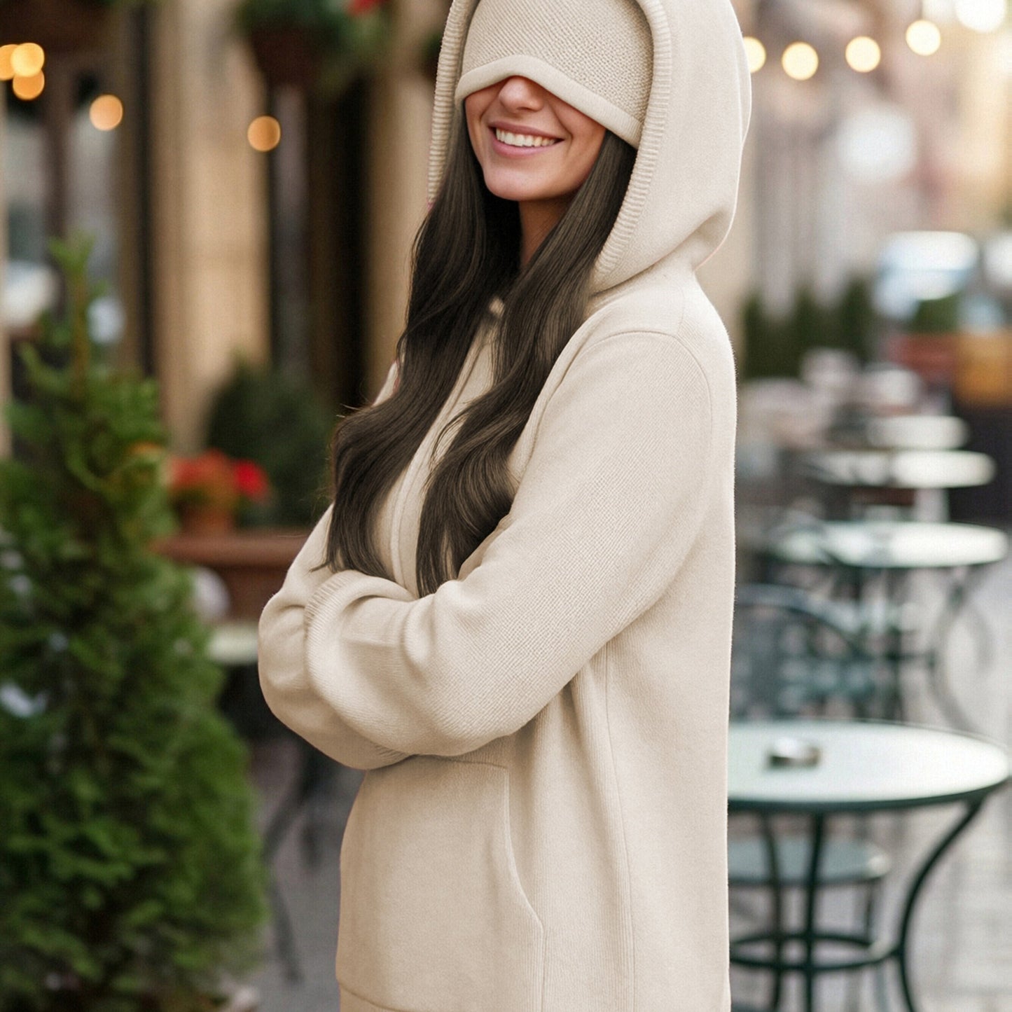 LAZYLOOP – Loose Pullover Hoodie