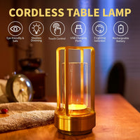 VINTALUX – Rechargeable Vintage Table Lamp