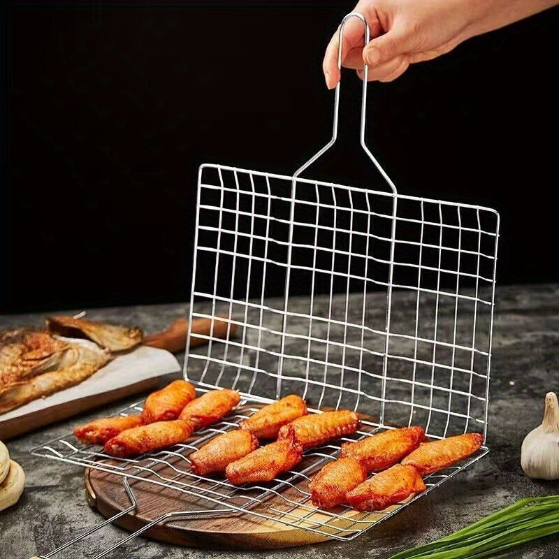 SMOKELIVA – Heavy-Duty BBQ Basket for Easy Outdoor Grilling