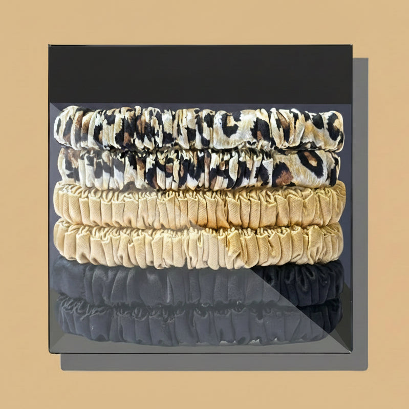 HAIRNOVA – 6-Pack Minimalist Hair Ties for Everyday Styling