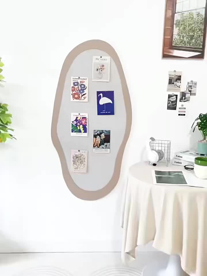 ARCHOVA – Geometric Wall Mounted Felt Board for Notes & Photos
