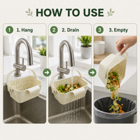 DRAINHOOK – Retractable Hanging Storage Colander for Convenient Organization
