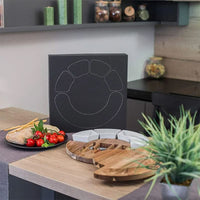 SERVELLE – Cheese Board & Knife Set for Effortless Hosting