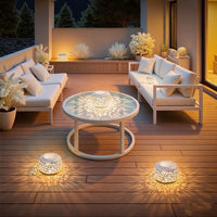 SOLARIVA – Portable Solar Table Lamp for Warm Outdoor Lighting