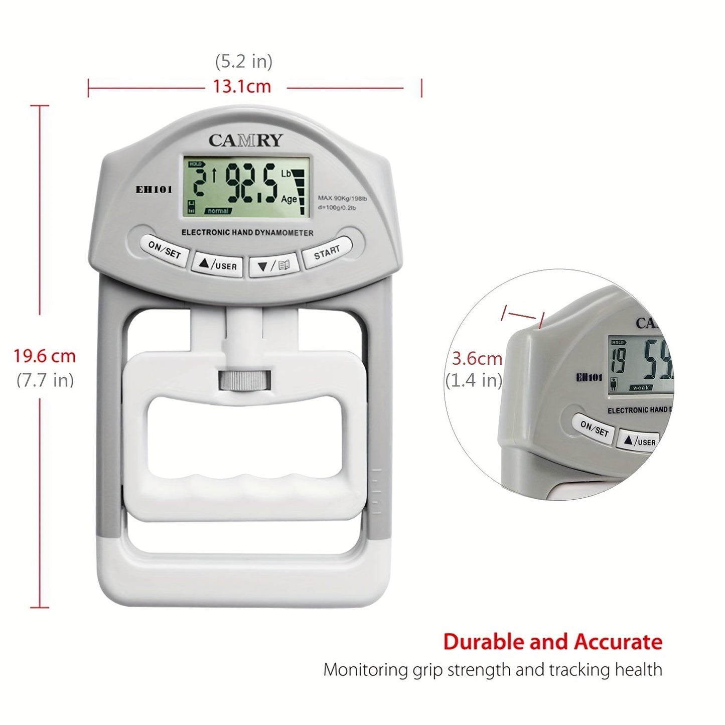 GRIPMETER PRO – Digital Grip Tester