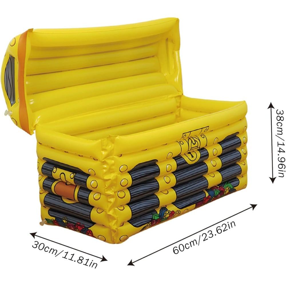 Treasura - Inflatable Pirate Treasure Chest Cooler