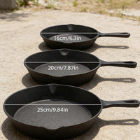FIREFLIP – Non Coated Frying Pan Set for Even Heat Cooking