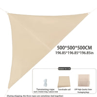 SHADETRIA – Triangle Sunshade Sail