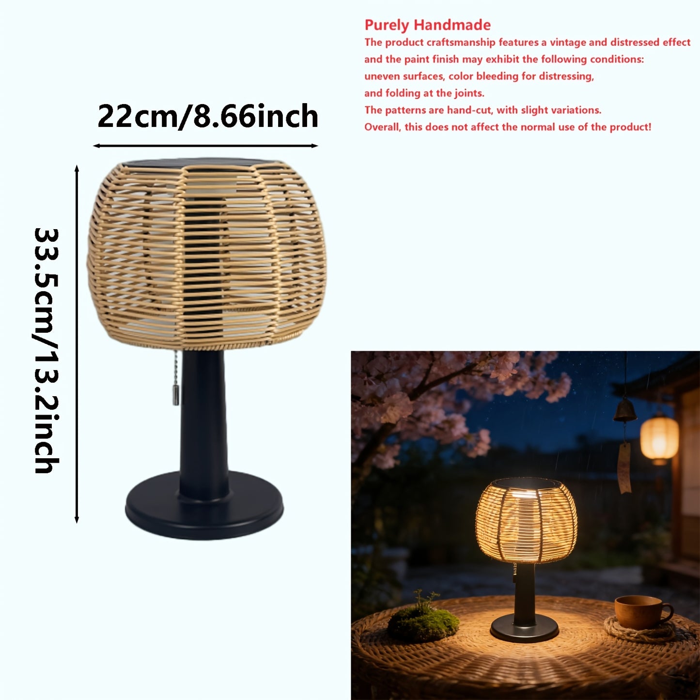 LANTERNGLOW – Vintage Solar Garden Lantern