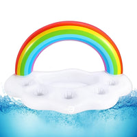 Rainbelle - Inflatable Rainbow Floating Drink Holder