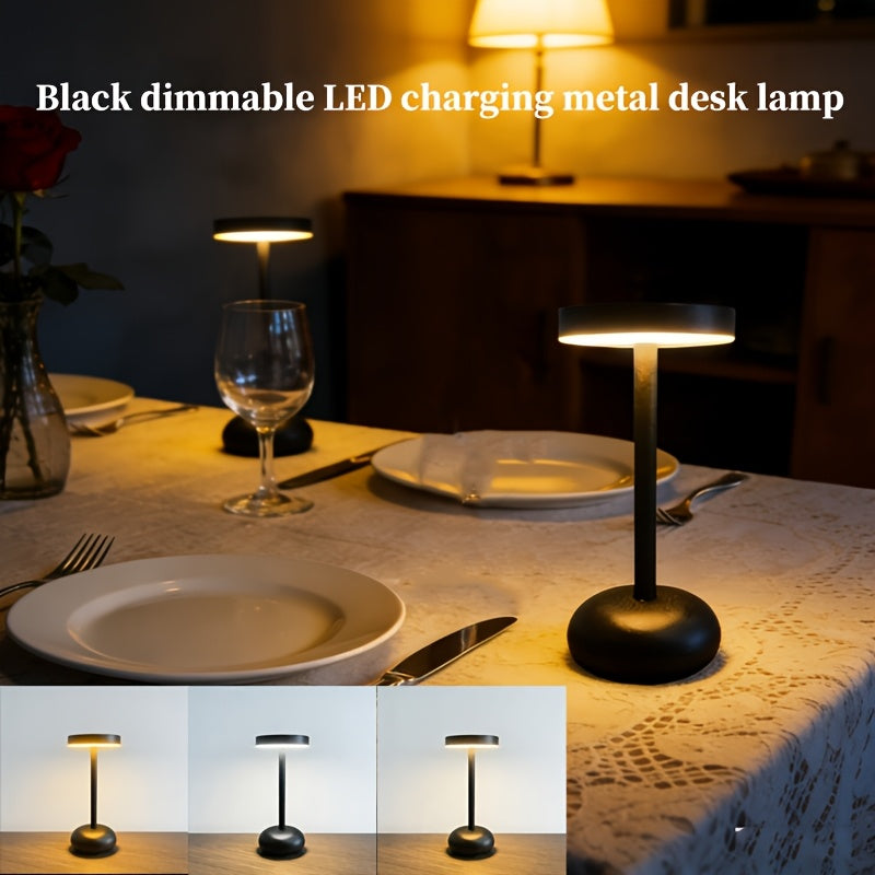 LUNATOUCH – Minimalist Touch Control Lamp for Modern Desk Spaces
