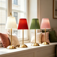 LUNAPLEAT – Wireless Bedside Lamp with Three Color Dimming