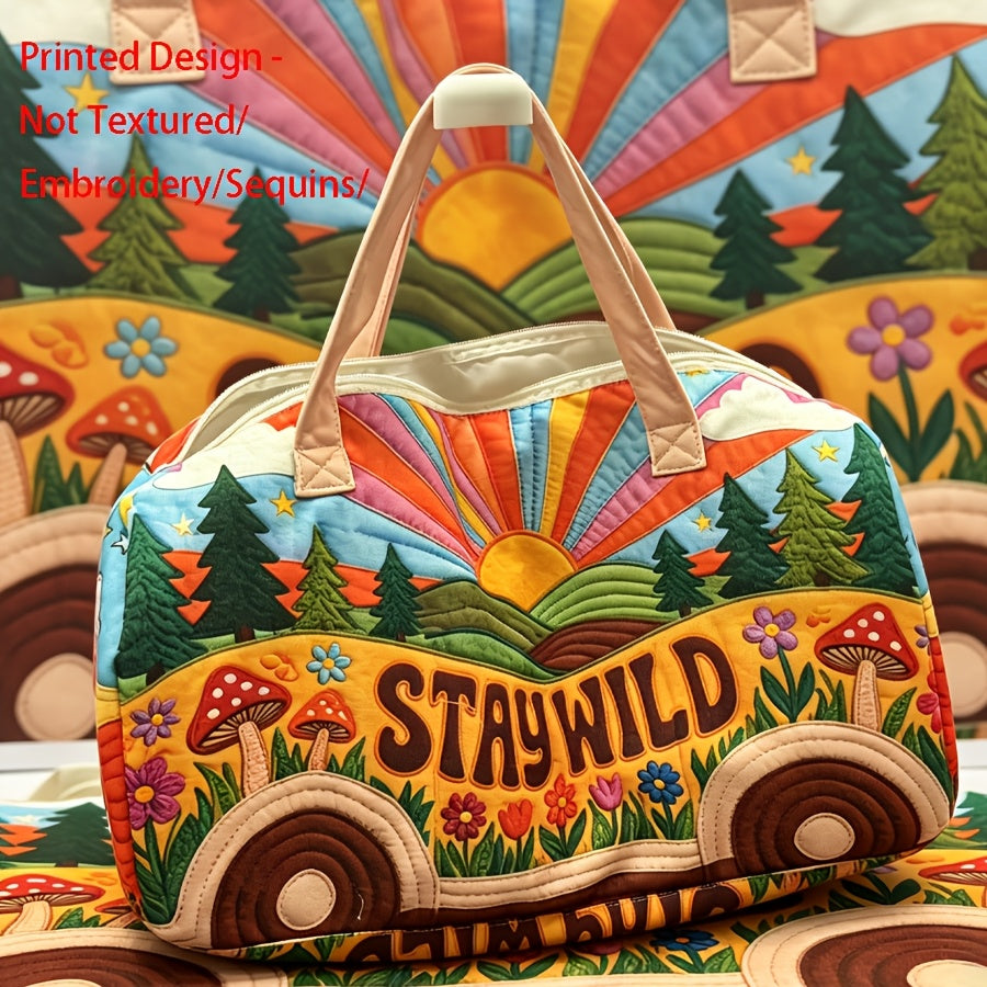 WILDROAM – Vintage Travel Tote Bag with Free Spirited Style