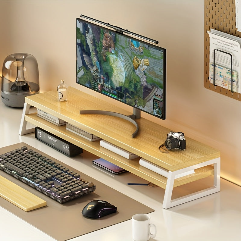 WORKNEST – Elevated Monitor Stand for Organized Desk Efficiency