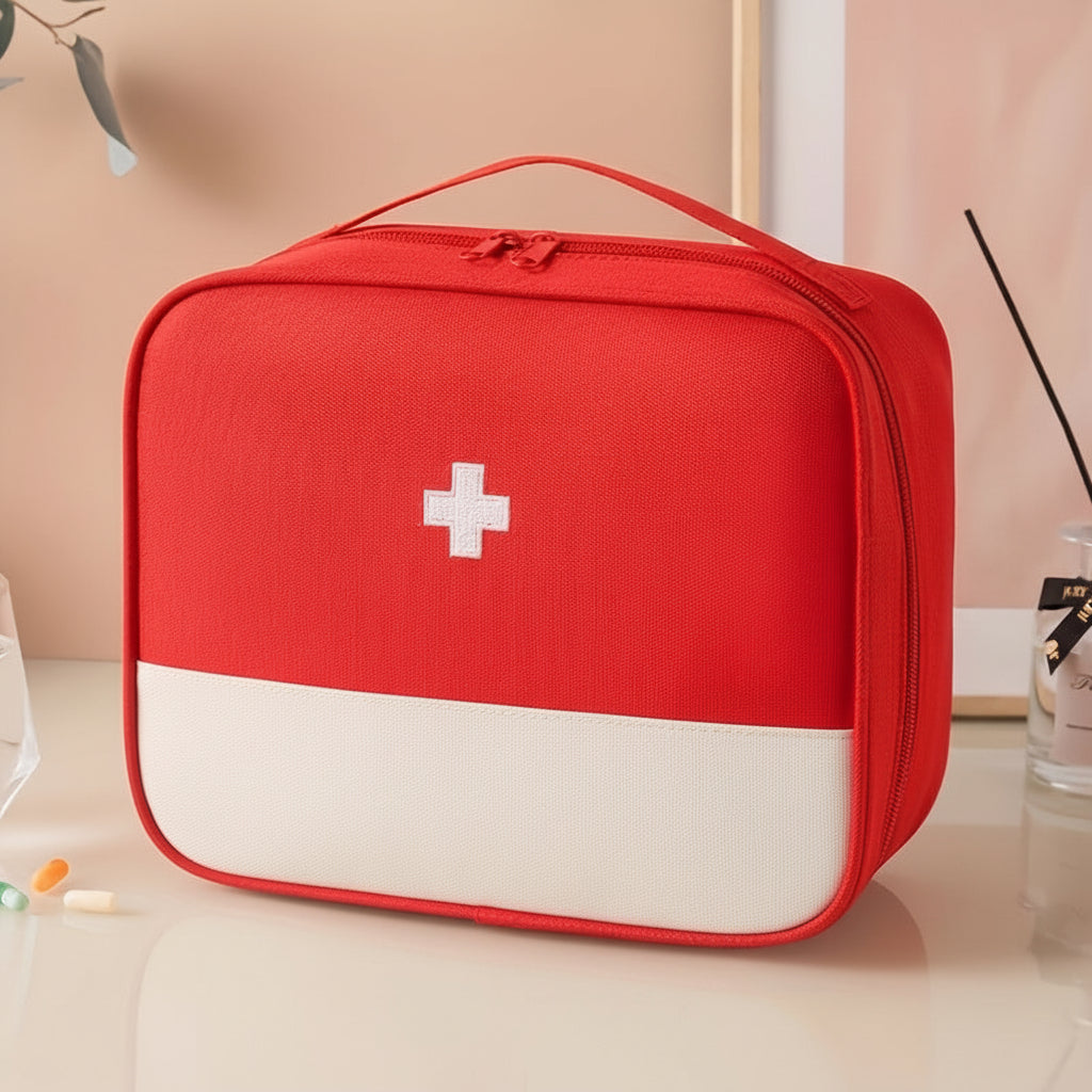 AIDMASTER - XL first aid organizer bag for structured medical storage at home or travel