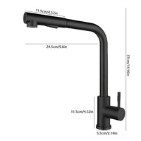 STREAMVEX – Pull Out Sink Faucet with Modern Stainless Design