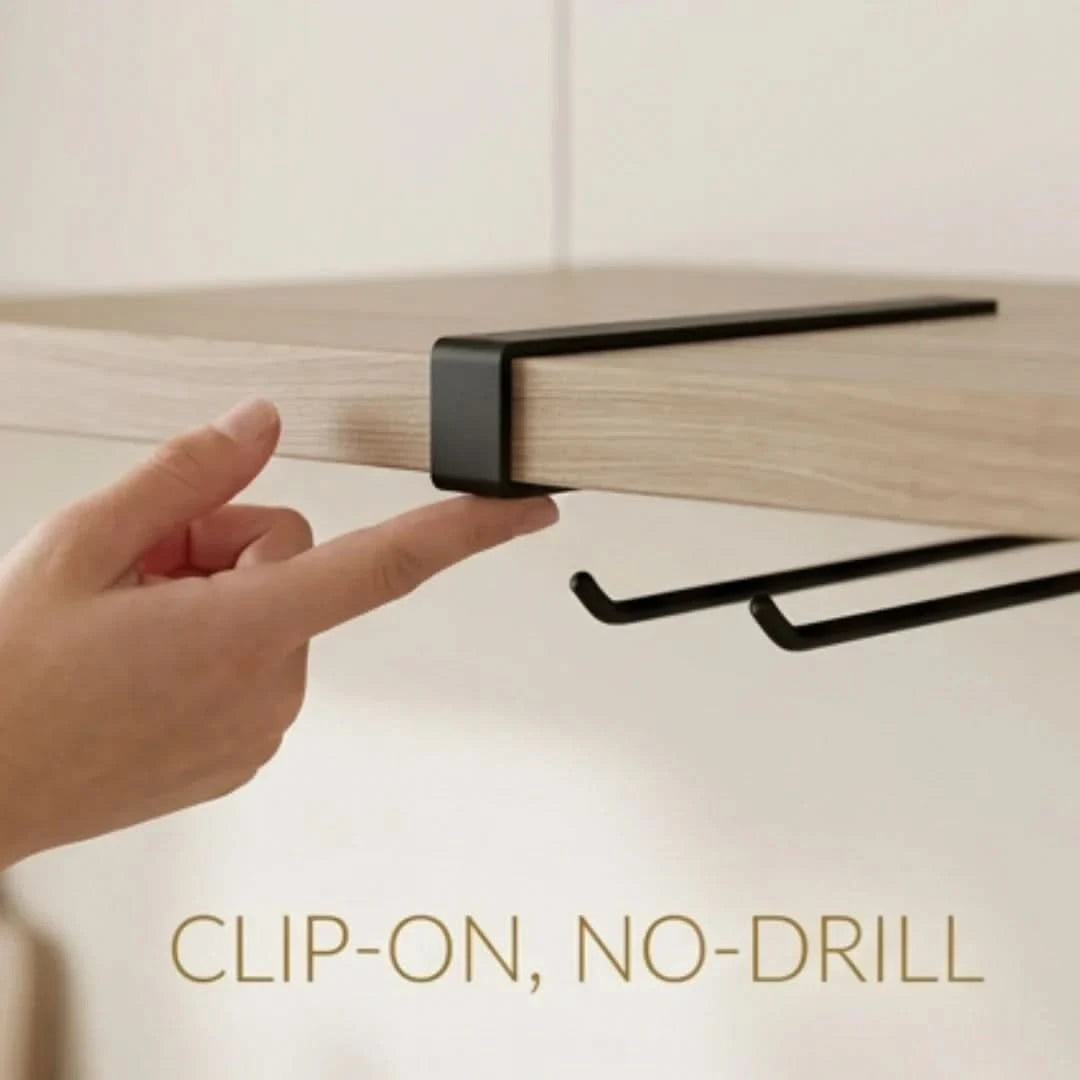 CUPLOFT – Shelf Glass Storage Holder for Instant Kitchen Space