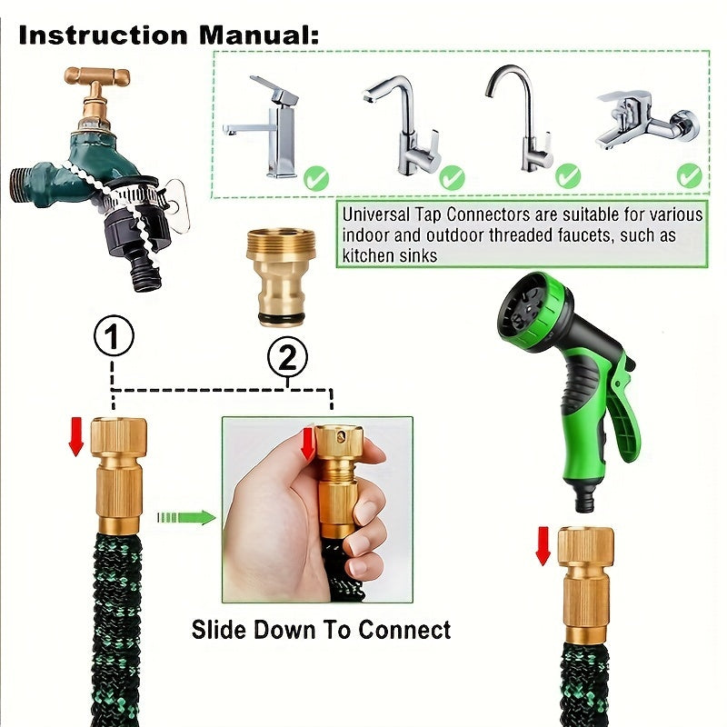 GARDENJET – Portable Watering Hose for Cleaning and Irrigation