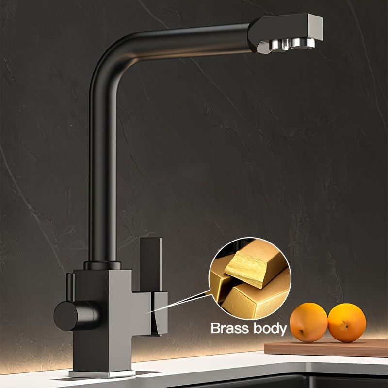 DUOFLOW - Dual Outlet Stainless Steel Sink Fauce
