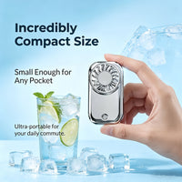 AEROMIRROR – Slim Mirror Travel Fan