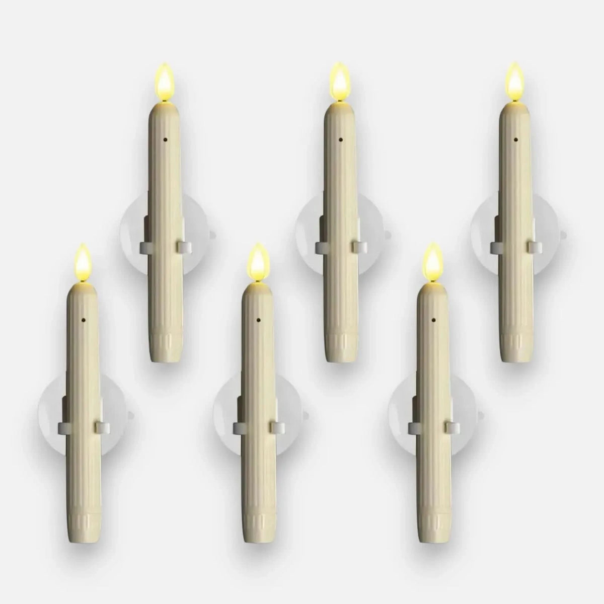 FLICKERELIA – Candele da finestra LED senza fiamma per una calda luce serale