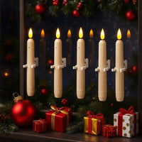 FLICKERELIA – Candele da finestra LED senza fiamma per una calda luce serale