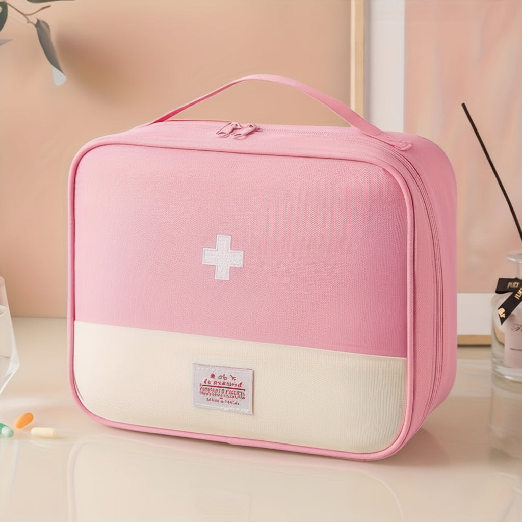AIDMASTER - XL first aid organizer bag for structured medical storage at home or travel