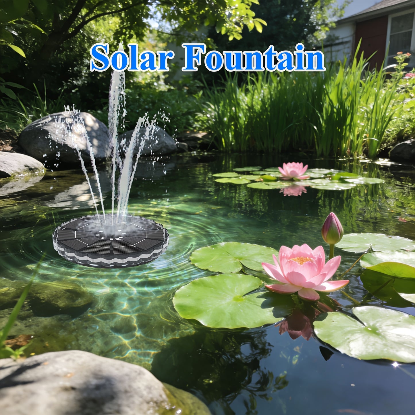 AQUALUME – Colorful Solar Fountain Pump