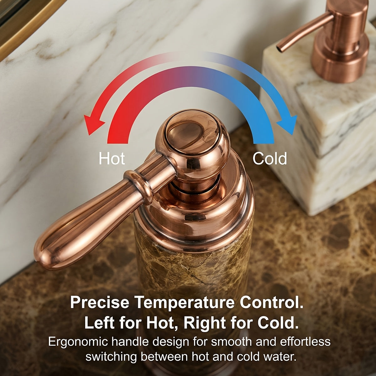 MARBELLUX - European Marble-Style Basin Faucet
