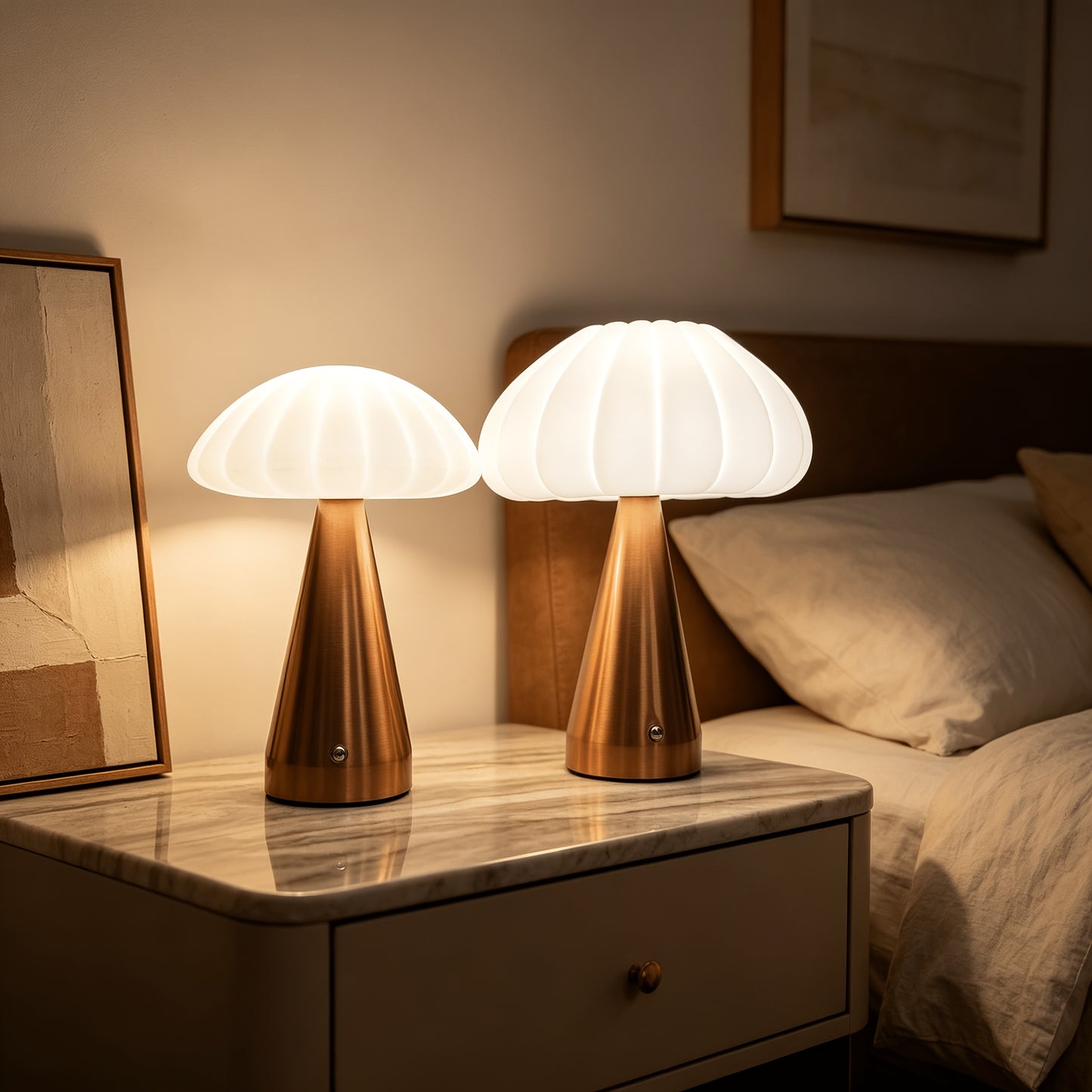 UMBRALUX – Umbrella Table Lamp for Elegant Night Lighting