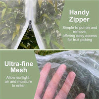 HARVESTNET - Drawstring mesh bags for breathable fruit tree protection