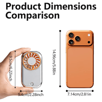 AEROMIRROR – Slim Mirror Travel Fan