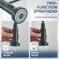 NOIRFLEX – Pull Down Kitchen Mixer for Contemporary Sink Spaces