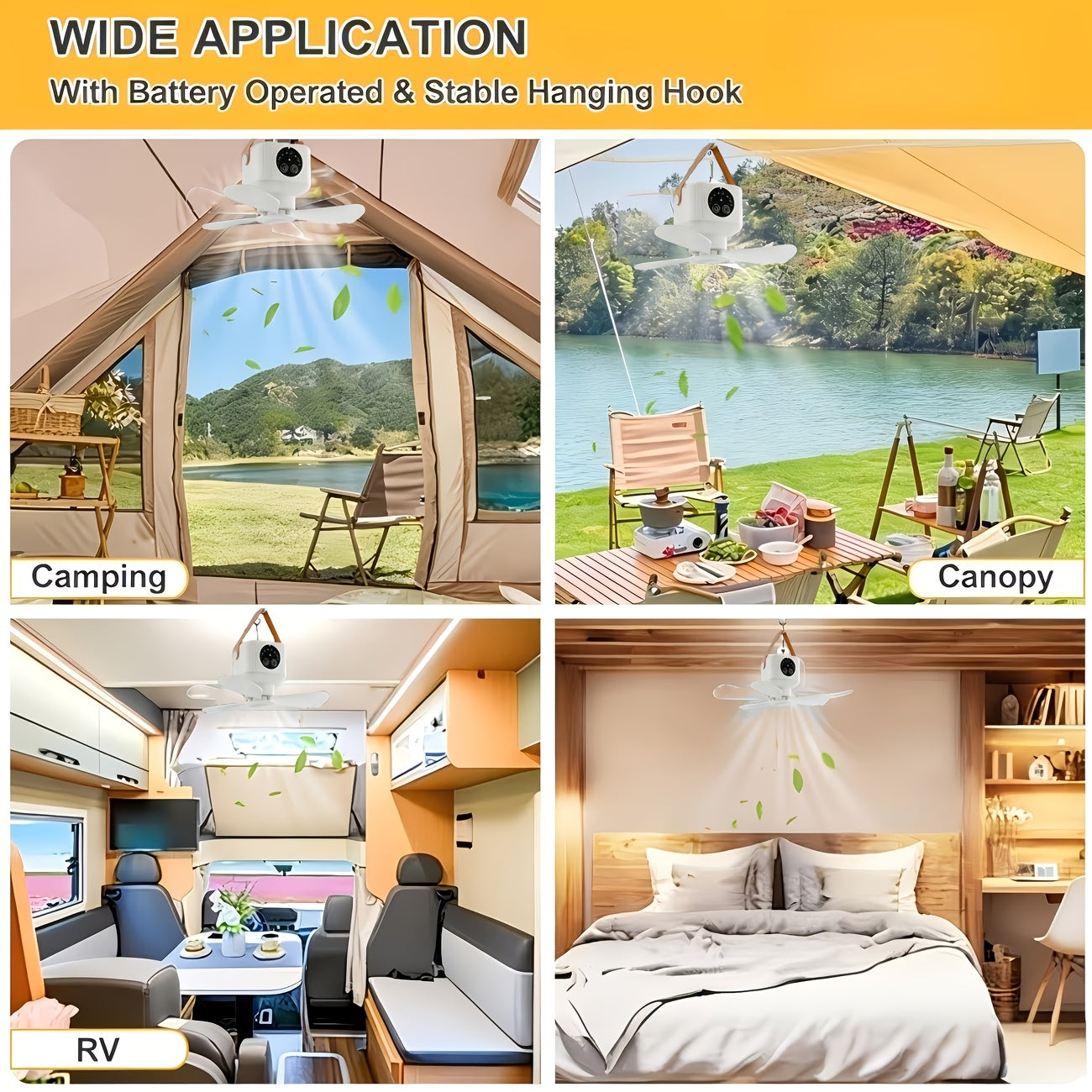 CAMPBREEZE – Rechargeable Camping Fan