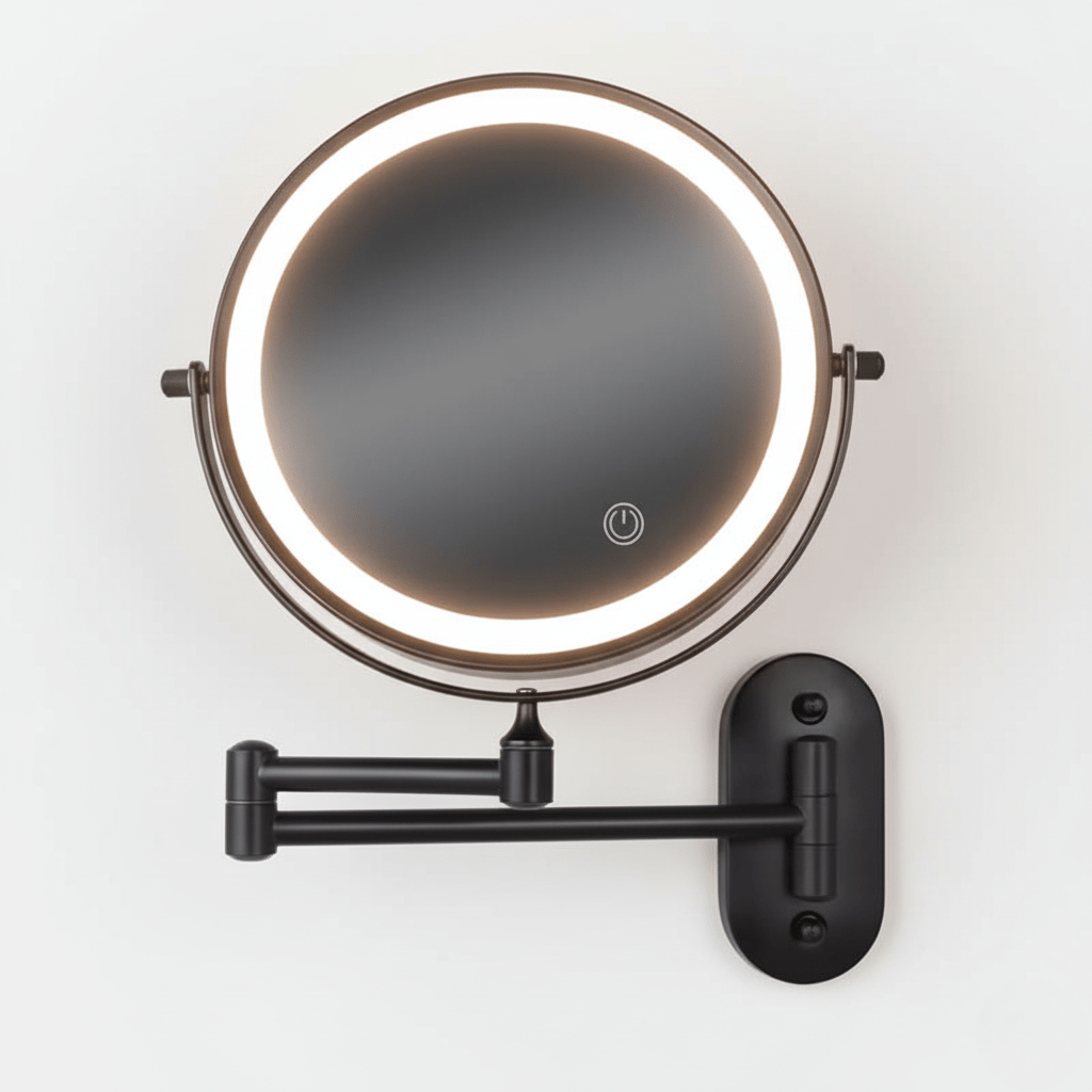 BRIGHTLOOK – Magnifying Mirror – Rechargeable LED makeup mirror