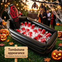 Gravemora - Inflatable Halloween Tombstone Party Cooler
