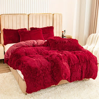 HUECOMFY – Multicolor Cozy Bedroom Duvet Cover Set