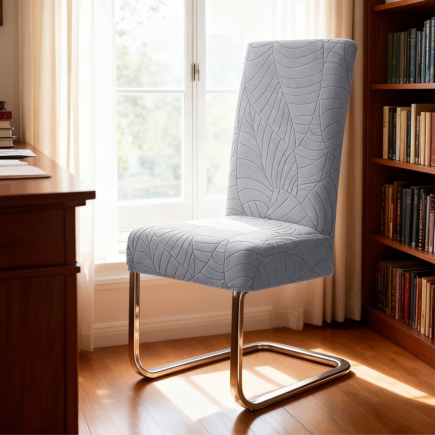 FROSTFIT - Modern stretch polar fleece chair covers for soft, protective seating upgrade