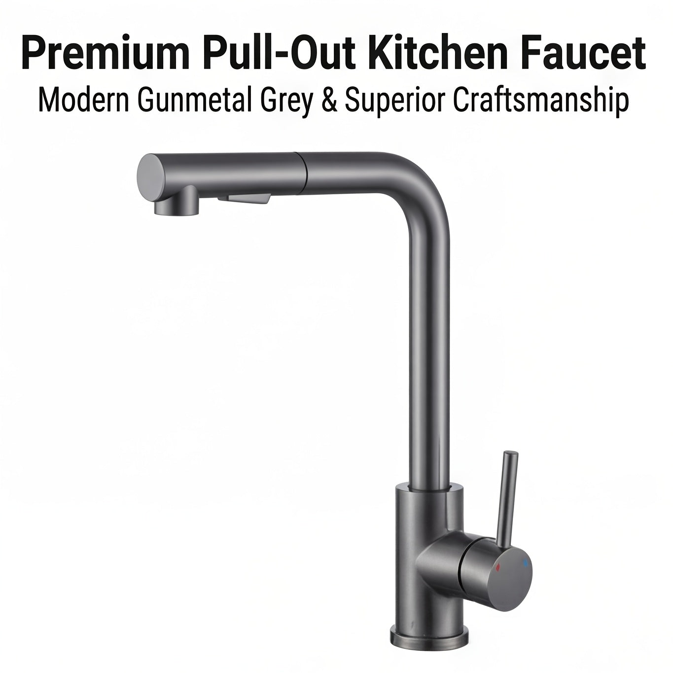 STREAMVEX – Pull Out Sink Faucet with Modern Stainless Design