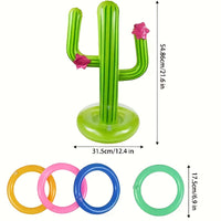 CACTUSSPLASH – Inflatable Ring Toss Game for Pool Party Fun