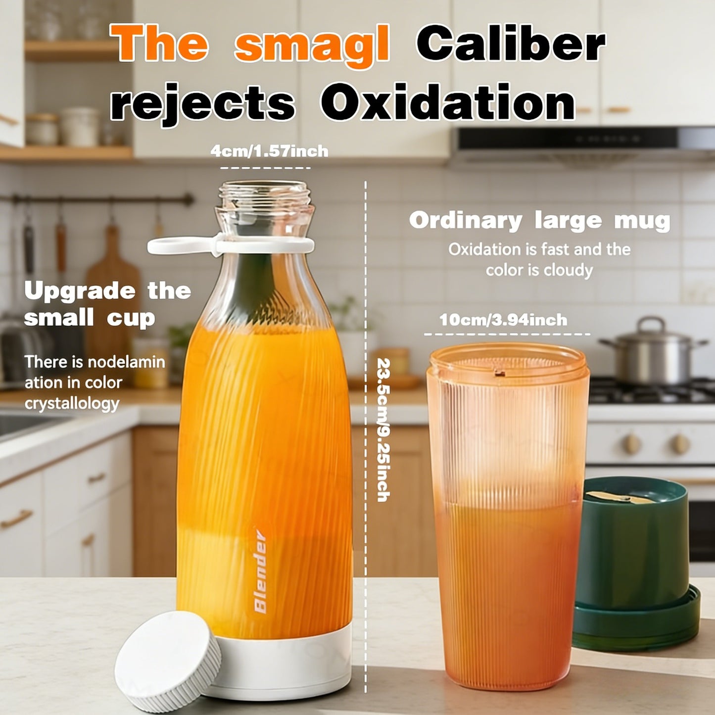 BLENDNOVA – Portable Rechargeable Juicer Blender for Travel Drinks