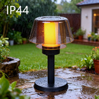 PATIOLUX – Decorative Solar Fire Light for Elegant Outdoor Spaces
