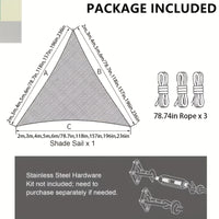 SHADETRIA – Triangle Sunshade Sail