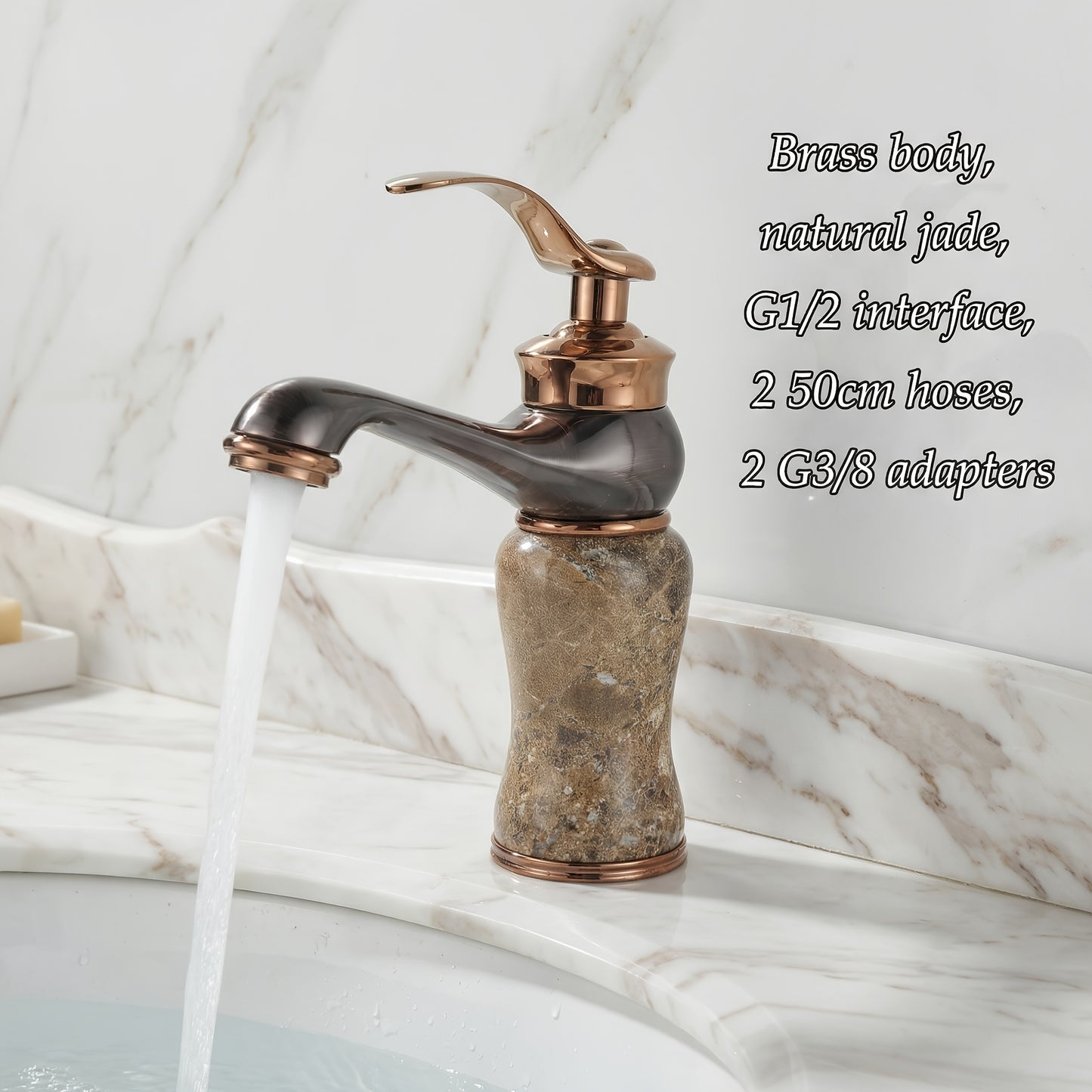 MARBELLUX - European Marble-Style Basin Faucet