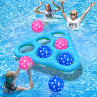 POOLPLAY – Inflatable Triangle Throw Game for Interactive Water Fun